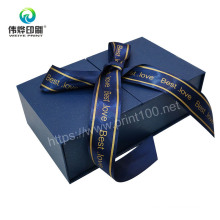Printed Elegant Paper Gift Ribbon Jewelry Packaging Box Storage Box